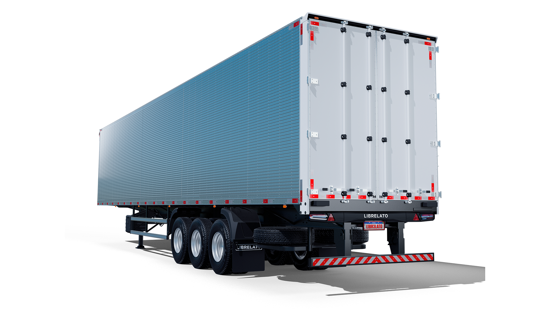 SEMIRREBOQUE Furgão Alumínio