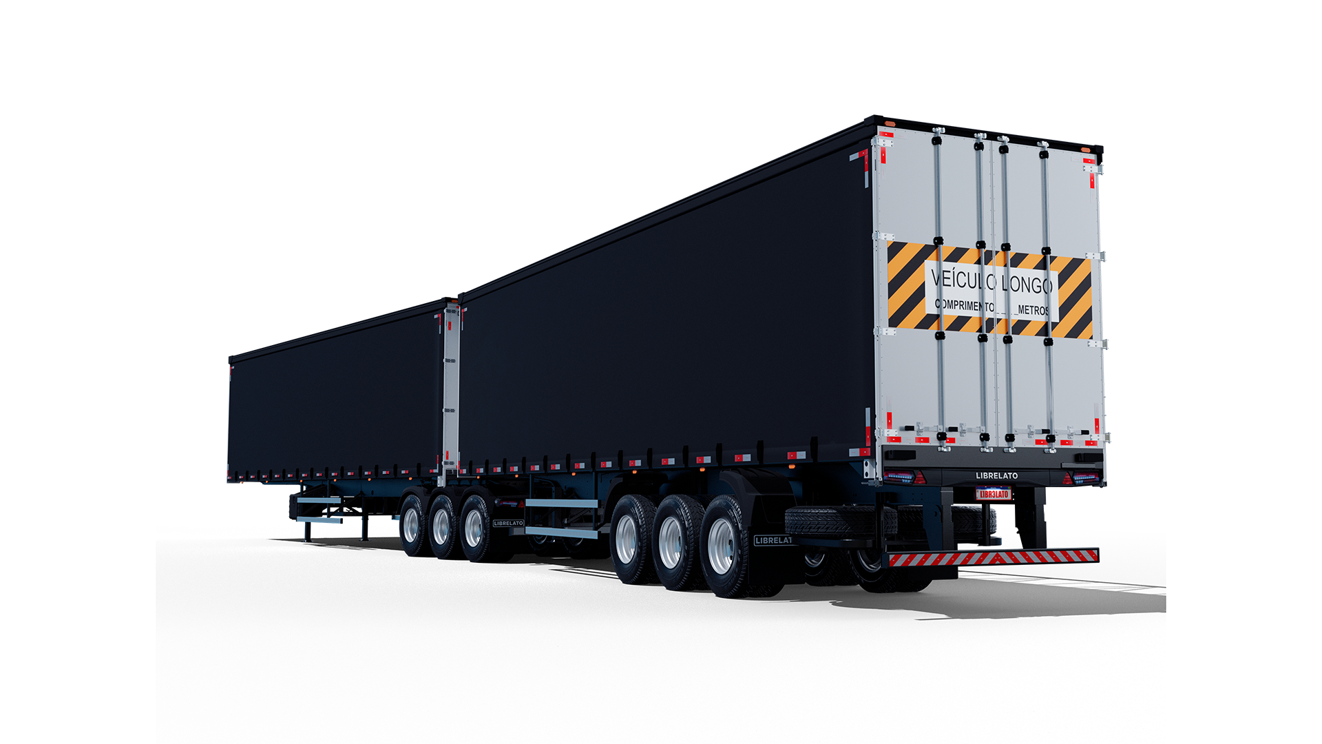 Bitrem Furgão Lonado